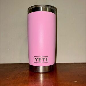 YETI Rambler 20 oz Tumbler, Vacuum Insulated with MagSlider Lid, Power Pink